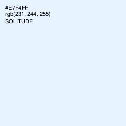 #E7F4FF - Solitude Color Image