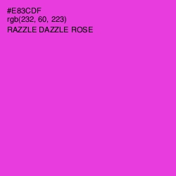 #E83CDF - Razzle Dazzle Rose Color Image