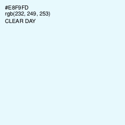 #E8F9FD - Clear Day Color Image