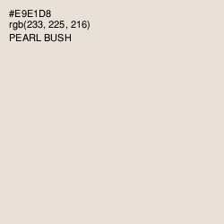 #E9E1D8 - Pearl Bush Color Image