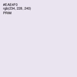 #EAE4F0 - Prim Color Image