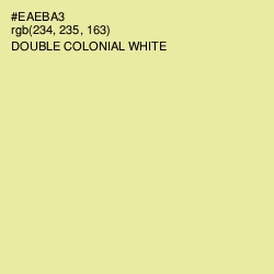 #EAEBA3 - Double Colonial White Color Image