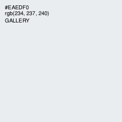 #EAEDF0 - Gallery Color Image