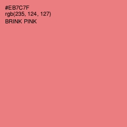 #EB7C7F - Brink Pink Color Image