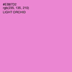 #EB87D2 - Light Orchid Color Image
