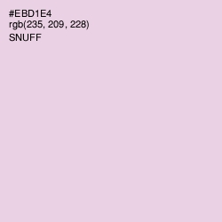 #EBD1E4 - Snuff Color Image