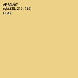 #EBD287 - Flax Color Image