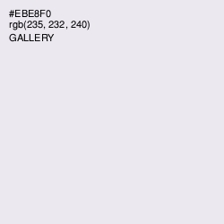 #EBE8F0 - Gallery Color Image
