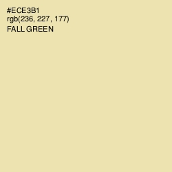 #ECE3B1 - Fall Green Color Image