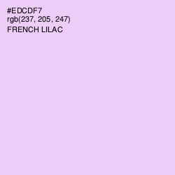 #EDCDF7 - French Lilac Color Image