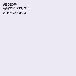 #EDE9F4 - Athens Gray Color Image