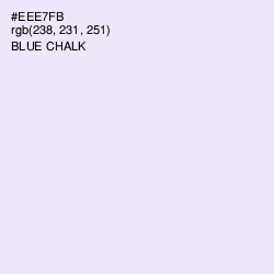 #EEE7FB - Blue Chalk Color Image