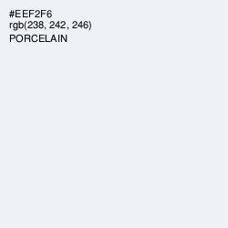 #EEF2F6 - Porcelain Color Image