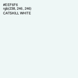 #EEF6F6 - Catskill White Color Image