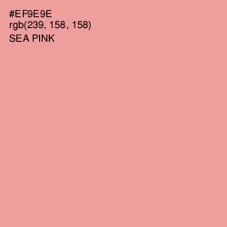 #EF9E9E - Sea Pink Color Image
