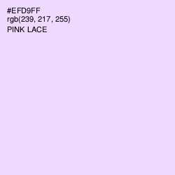 #EFD9FF - Pink Lace Color Image