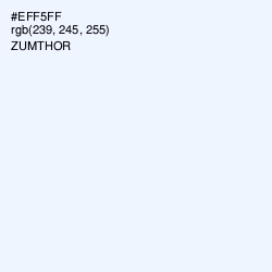 #EFF5FF - Zumthor Color Image