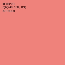 #F0827C - Apricot Color Image