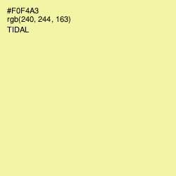 #F0F4A3 - Tidal Color Image