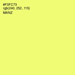 #F0FC73 - Manz Color Image