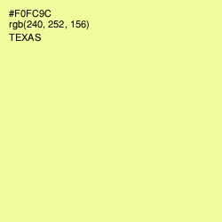 #F0FC9C - Texas Color Image