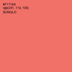 #F17169 - Sunglo Color Image
