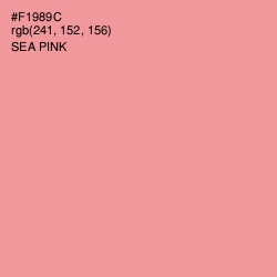 #F1989C - Sea Pink Color Image
