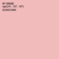 #F1BBBB - Sundown Color Image