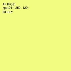 #F1FC81 - Dolly Color Image