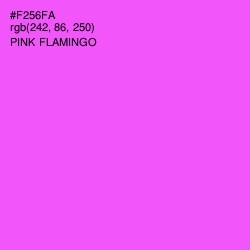 #F256FA - Pink Flamingo Color Image