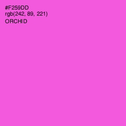 #F259DD - Orchid Color Image