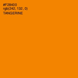 #F28400 - Tangerine Color Image