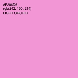 #F296D6 - Light Orchid Color Image