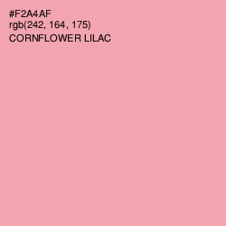 #F2A4AF - Cornflower Lilac Color Image