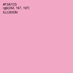#F2A7C5 - Illusion Color Image