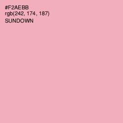 #F2AEBB - Sundown Color Image