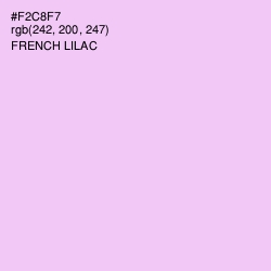#F2C8F7 - French Lilac Color Image