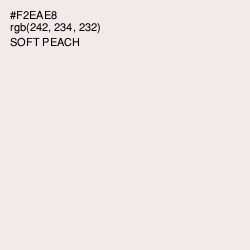 #F2EAE8 - Soft Peach Color Image
