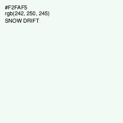 #F2FAF5 - Snow Drift Color Image