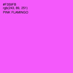 #F359FB - Pink Flamingo Color Image