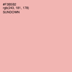 #F3B5B2 - Sundown Color Image