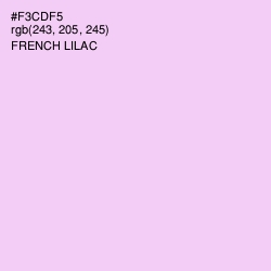 #F3CDF5 - French Lilac Color Image