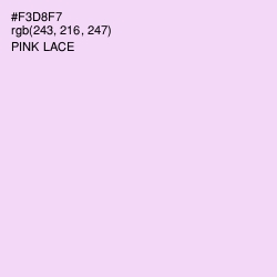 #F3D8F7 - Pink Lace Color Image