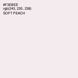 #F3EBEE - Soft Peach Color Image