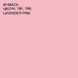 #F4BAC6 - Lavender Pink Color Image