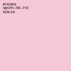 #F4C8D4 - Azalea Color Image
