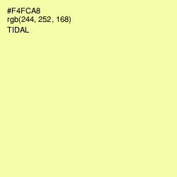 #F4FCA8 - Tidal Color Image
