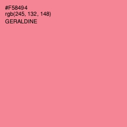 #F58494 - Geraldine Color Image