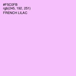 #F5C0FB - French Lilac Color Image