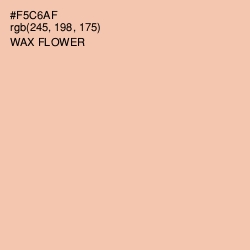 #F5C6AF - Wax Flower Color Image